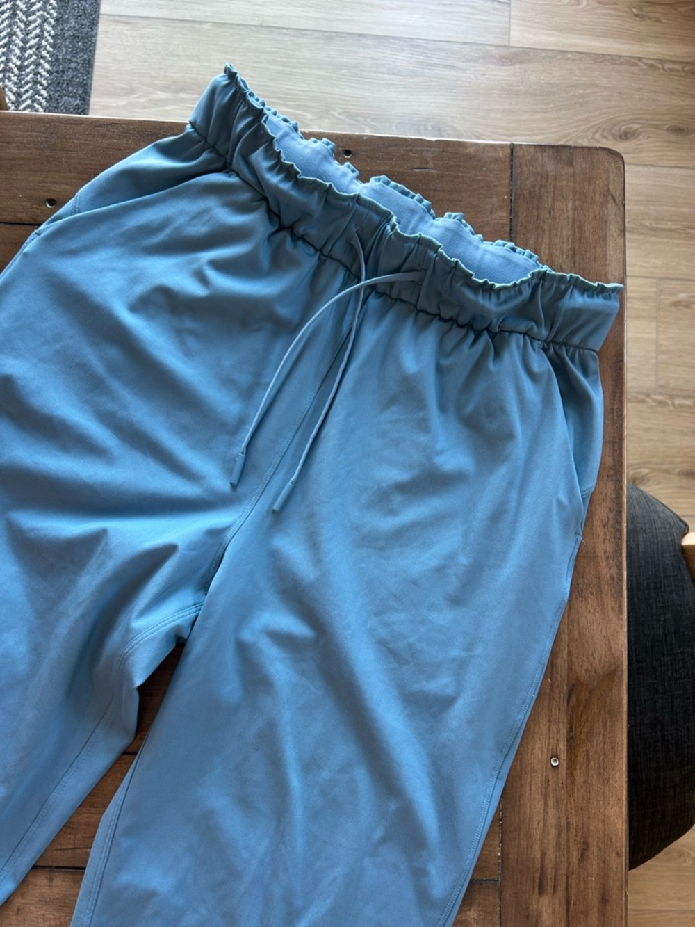 Lululemon Stretch Pull On High Rise Blue Jogger Pants 6 - Picture 5 of 12